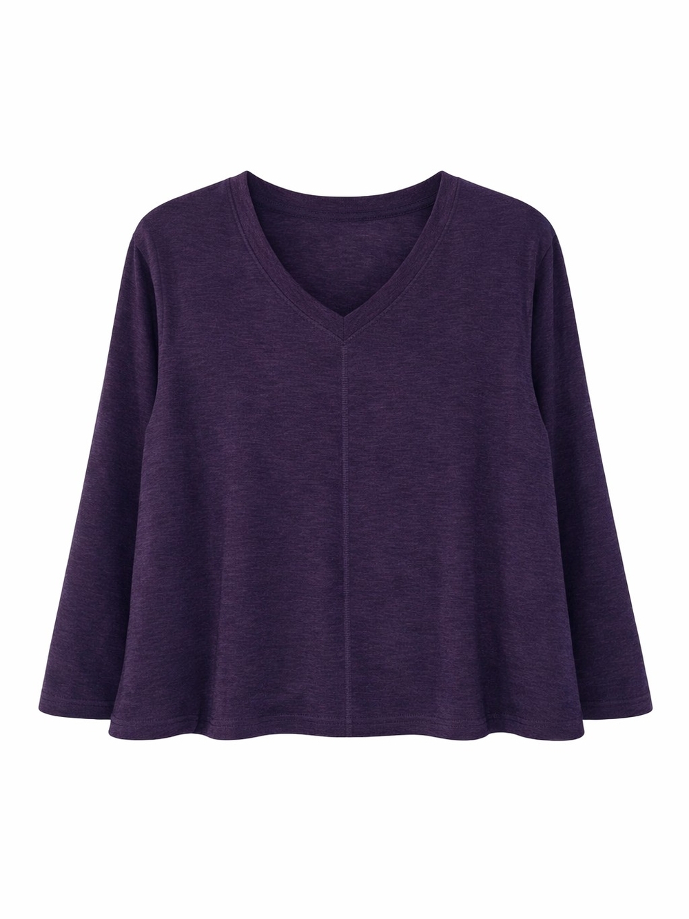 St. John’s Bay Women’s XXL V‑Neck Fleece Pullover Purple
